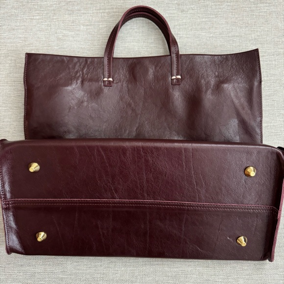 NWT Clare V Simple Tote Plum - Picture 6 of 6